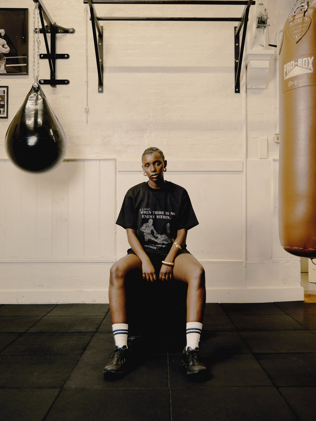 Fighter T-shirt Midnight Black